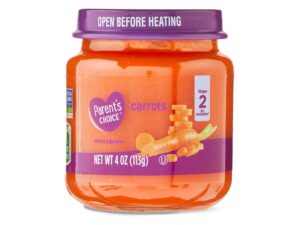 Parents Choice Pc Carrot 4oz Glass
