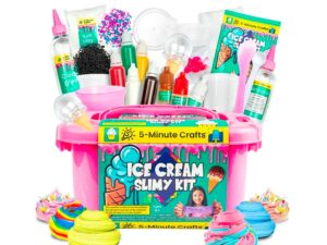 5-Minute Crafts - Slime Ice Cream Kit for Kids Ages 6+ As Seen on Social Media